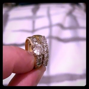 Gold Wedding Band Set